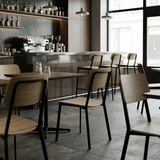 Sedia in legno per ristoranti Woody - Pozzoli